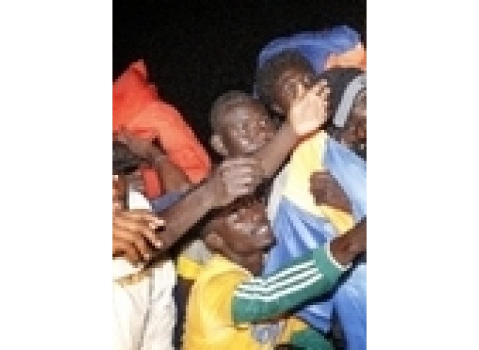 Profughi a Lampedusa Profughi a Lampedusa